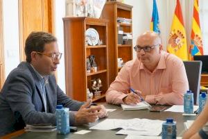 Andreu Verdú se reúne con Domènec Ruiz para abordar la musealización del patrimonio histórico de la Vila Joiosa con financiación europea
