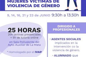 Torrevieja organiza un curso de atención y acompañamiento a mujeres víctimas de violencia de género