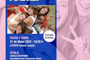 Charla gratuita para romper tabúes sexuales mañana en el Centre Juvenil de La Nucía