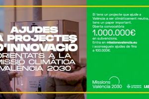 València convoca les subvencions per a projectes relacionats amb la missió climàtica 2030