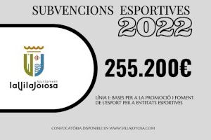 La Vila Joiosa abre el plazo de solicitudes para la línea 1 de ayudas económicas 2022 dirigidas a entidades deportivas locales
