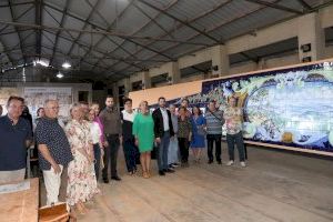 L'Alcora presenta la restauración y montaje expositivo del panel Azulejos Júcar