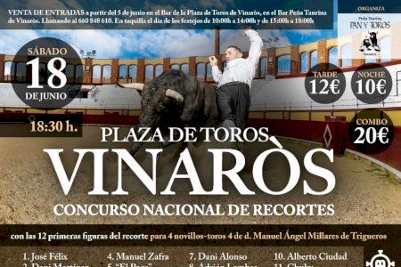 La Peña Taurina Pan y Toros de Vinaròs, organiza cuatro festejos taurinos populares para las fiestas de Sant Joan y Sant Pere 2022