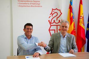 El vicepresident Illueca i l'alcalde d'Ontinyent signen un conveni per a la regeneració del barri de Canterería  en 2022