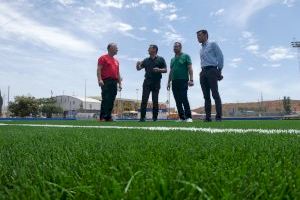 La Nucía reforma los campos de césped artificial de la Ciutat Esportiva