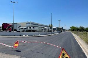 Massamagrell mejora el asfaltado del Polígono Bobalar gracias a la ayuda del IVACE