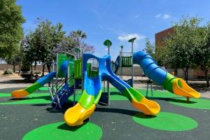 Paterna renueva la zona de juegos infantiles del parque de Alborgí