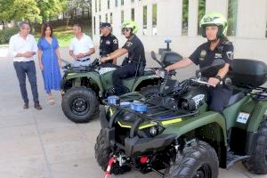 Benidorm amplía el parque móvil de la Policía Local con dos ‘quads’ para vigilancia de playas