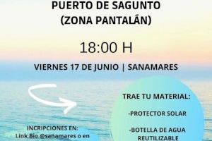 Este viernes se realizará una limpieza de playa en la zona del Pantalán de Puerto de Sagunto