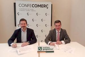 Confecomerç CV firma un convenio de colaboración con Caixa Popular para impulsar el comercio en esta etapa de recuperación económica