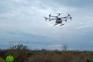 Nules usa drones contra los mosquitos en las zonas de difícil acceso para los medios terrestres