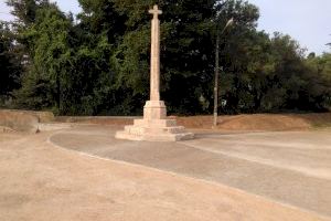 El Ayuntamiento de València rehabilita la Cruz de Término del Camí Vell de Picassent