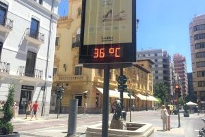 Los termómetros ya han superado los 37°C en la Comunitat antes del mediodía
