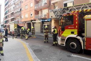 La Guardia Civil realiza un simulacro de evacuación en el acuartelamiento de Benimaclet, con la colaboración de Bomberos de Valencia