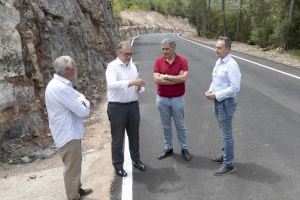 La Diputació millora la seguretat viària en el Alto Palancia eliminant dues corbes perilloses de la carretera CV-218 Soneja-Almedíjar