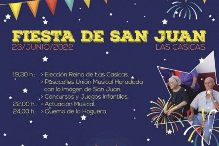 Vuelven las Hogueras de San Juan al popular barrio de Las Casicas de Pilar de la Horadada