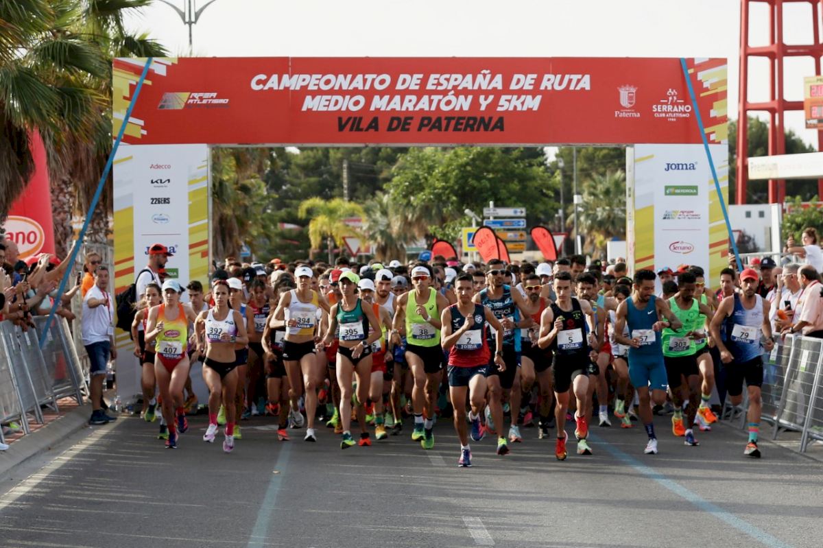 Parque jurásico Económico Instrumento Paterna, epicentro del running con el Campeonato de España de Media Maratón  y 5k