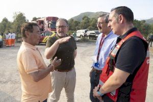 El presidente de la Diputación pedirá una reunión con Adif y Renfe para analizar la posible afección del tren en el incendio de Caudiel