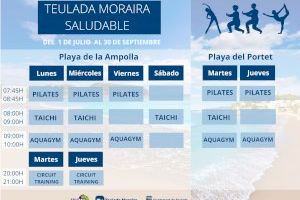 Este 1 de julio vuelve ‘Teulada Moraira Saludable’, el programa de actividades en la playa