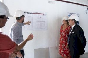 La Diputació de Castelló accelera les obres de les aules provisionals de l'edifici central de Penyeta Roja