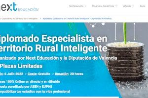 La Diputació de València organiza un curso gratuito online para conformar territorios rurales inteligentes