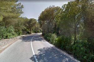 La Diputació d'Alacant òbvia les peticions de Xàbia i encara un nou estiu sense reforçar la seguretat en la carretera al Portitxol