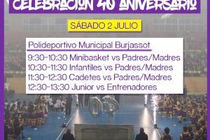 El CB Andros Burjassot celebra el Día del Club el sábado 2 de julio