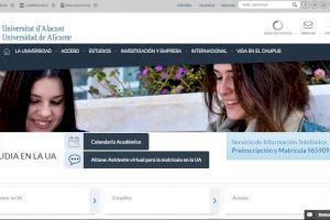 El termini de preinscripció en títols de grau en la Universitat d’Alacant arriba a l’última setmana
