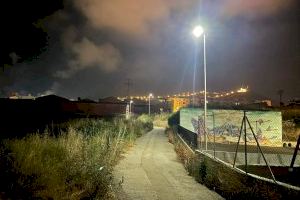 El Ayuntamiento de l'Alcora finaliza la iluminación del camino Borja