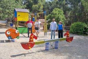 L'Alcora renova la zona infantil de jocs del paratge de Sant Vicent