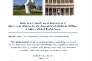 La Universidad de Alicante celebra un seminario sobre Historia Económica junto a la Universidad de Padua