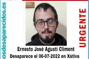 Busquen a un jove de 30 anys desaparegut a Xàtiva