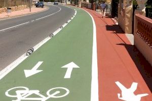 Finaliza la construcción del nuevo tramo que da continuidad al carril bici y peatonal en la carretera de Las Fuentes