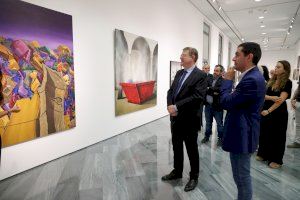 Ximo Puig visita l'exposició ‘Antoni Miró: Antológica’ a l'IVAM-CADA