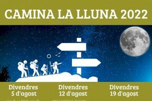 La Xarxa Esportiva de la Marina Alta recupera per aquest estiu el programa de rutes nocturnes Camina la Lluna