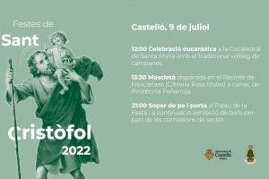Castelló celebra demà Sant Cristòfol amb una mascletà ajornada de les festes de Magdalena