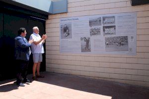 Nules recorda la figura d'Antonio Pérez Balada amb una placa al seu nom en el camp de futbol