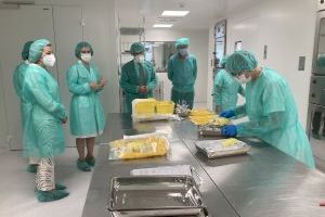 El hospital de Gandia habilita nuevas salas blancas de Farmacia para la elaboración de medicamentos