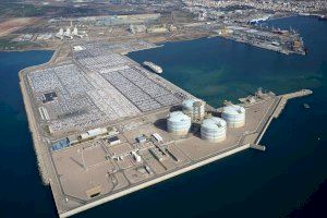 La llegada de gas natural al puerto de Sagunto se triplica en 2022