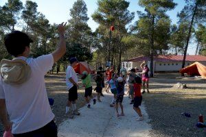 Campamento OJE Comunidad Valenciana en plena naturaleza