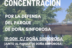 PSOE, Los Verdes y Sueña Torrevieja anuncian una concentración en defensa del Parque Doña Sinforosa para el domingo 31 de julio