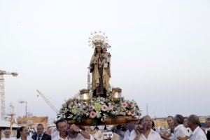 Els mariners de Borriana festegen a la seua patrona, la Verge del Carmen