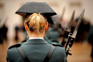 El 9,83% de la plantilla de la Guardia Civil en la Comunitat Valenciana son mujeres