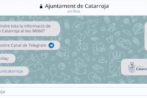 Catarroja lanza una campaña para destacar el valor informativo del Telegram municipal