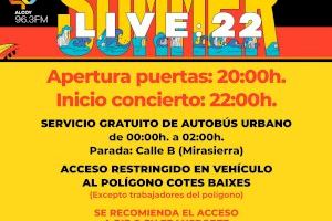 ‘Los 40 Summer Live’ comptarà amb un servei d'autobús gratuït després de la finalització del concert