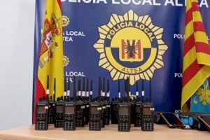 Altea invierte 30.000 euros en mejora de material tecnológico para la Policía Local