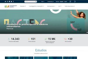 La web de l'UJI obté la cinquena millor puntuació en accessibilitat de les universitats espanyoles