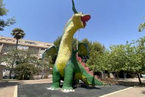 Comienzan los trabajos de reparación del conocido “Dragón” del parque de Las Naciones