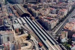 El muro ferroviario de Valencia caerá después de 170 años dividiendo la ciudad