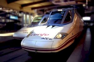 Renfe ofrece 85.000 plazas en los trenes de Alta Velocidad y Larga Distancia con origen y destino la Comunitat Valenciana